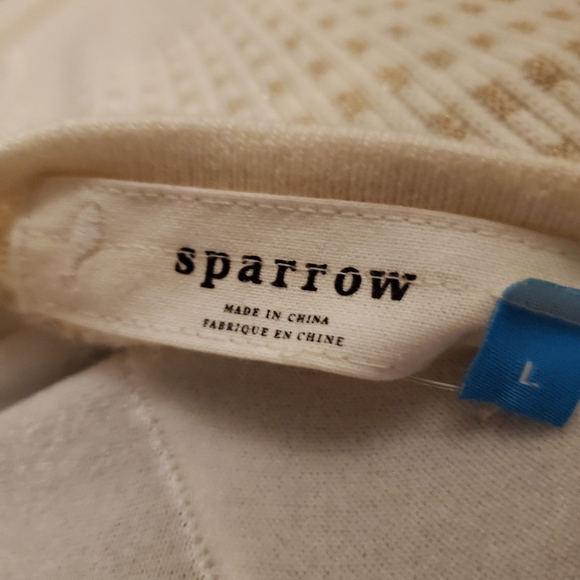 Anthropologie Sparrow Gold Gilt Dress - Picture 6 of 7